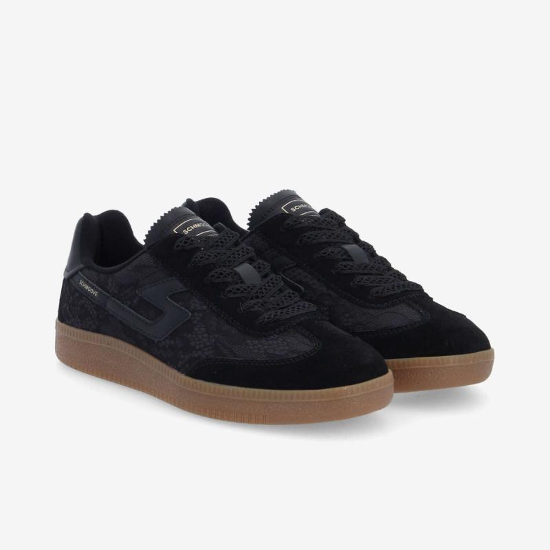 SHEFFIELD JOGGER W - DENTELLE/SUEDE - NOIR